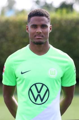 VfL Wolfsburg Wolfsburg, 20.09.2023, FUßBALL - VfL Wolfsburg, 1. Bundesliga, Saison 2023 24. Fototermin, Amin Sarr (VfL Wolfsburg) Wolfsburg