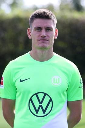 VfL Wolfsburg Wolfsburg, 20.09.2023, FUßBALL - VfL Wolfsburg, 1. Bundesliga, Saison 2023 24. Fototermin, Joakim Maehle (VfL Wolfsburg) Wolfsburg