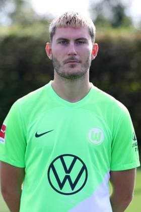 VfL Wolfsburg Wolfsburg, 20.09.2023, FUßBALL - VfL Wolfsburg, 1. Bundesliga, Saison 2023 24. Fototermin, Jonas Wind (VfL Wolfsburg) Wolfsburg