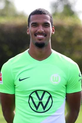 VfL Wolfsburg Wolfsburg, 20.09.2023, FUßBALL - VfL Wolfsburg, 1. Bundesliga, Saison 2023 24. Fototermin, Moritz Jenz (VfL Wolfsburg) Wolfsburg