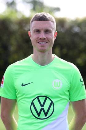 VfL Wolfsburg Wolfsburg, 20.09.2023, FUßBALL - VfL Wolfsburg, 1. Bundesliga, Saison 2023 24. Fototermin, Yannick Gerhardt (VfL Wolfsburg) Wolfsburg