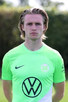 VfL Wolfsburg Wolfsburg, 20.09.2023, FUßBALL - VfL Wolfsburg, 1. Bundesliga, Saison 2023 24. Fototermin, Patrick Wimmer (VfL Wolfsburg) Wolfsburg