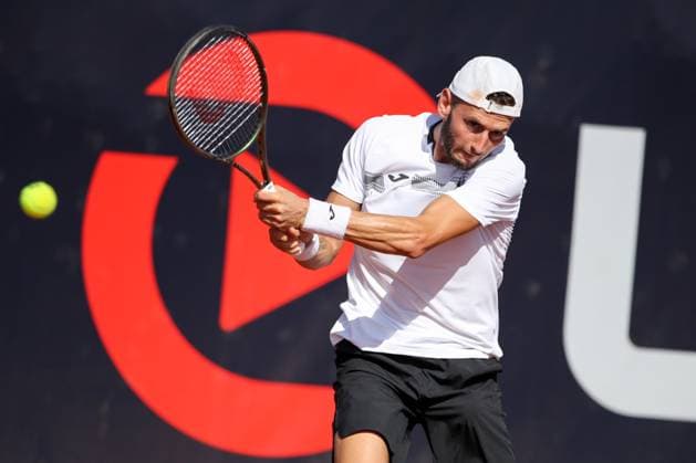 Sport Themen der Woche KW38 Sport Bilder des Tages TENNIS - ATP, Tennis Herren Layjet Open BAD WALTERSDORF,AUSTRIA,21.SEP.23 - TENNIS - ATP Challenger Tour, Layjet Open. Image shows Raul Brancaccio (ITA).  GEPAxpictures xMaticxKlansek