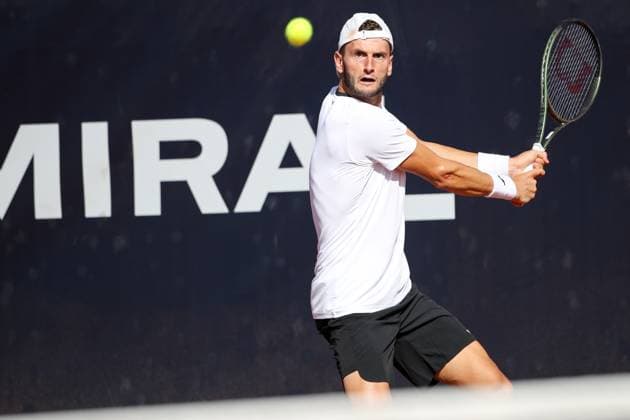TENNIS - ATP, Tennis Herren Layjet Open BAD WALTERSDORF,AUSTRIA,21.SEP.23 - TENNIS - ATP Challenger Tour, Layjet Open. Image shows Raul Brancaccio (ITA).  GEPAxpictures xMaticxKlansek