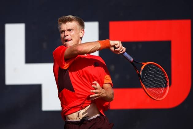 TENNIS - ATP, Tennis Herren Layjet Open BAD WALTERSDORF,AUSTRIA,21.SEP.23 - TENNIS - ATP Challenger Tour, Layjet Open. Image shows Marvin Moeller (GER).  GEPAxpictures xMaticxKlansek