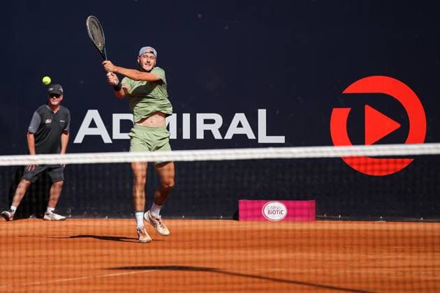 TENNIS - ATP, Tennis Herren Layjet Open BAD WALTERSDORF,AUSTRIA,21.SEP.23 - TENNIS - ATP Challenger Tour, Layjet Open. Image shows Constantin Frantzen (GER).  GEPAxpictures xMaticxKlansek