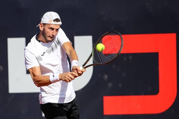 TENNIS - ATP, Tennis Herren Layjet Open BAD WALTERSDORF,AUSTRIA,21.SEP.23 - TENNIS - ATP Challenger Tour, Layjet Open. Image shows Raul Brancaccio (ITA).  GEPAxpictures xMaticxKlansek