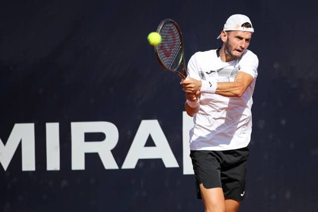 TENNIS - ATP, Tennis Herren Layjet Open BAD WALTERSDORF,AUSTRIA,21.SEP.23 - TENNIS - ATP Challenger Tour, Layjet Open. Image shows Raul Brancaccio (ITA).  GEPAxpictures xMaticxKlansek