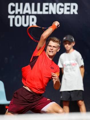 TENNIS - ATP, Tennis Herren Layjet Open BAD WALTERSDORF,AUSTRIA,21.SEP.23 - TENNIS - ATP Challenger Tour, Layjet Open. Image shows Marvin Moeller (GER).  GEPAxpictures xMaticxKlansek