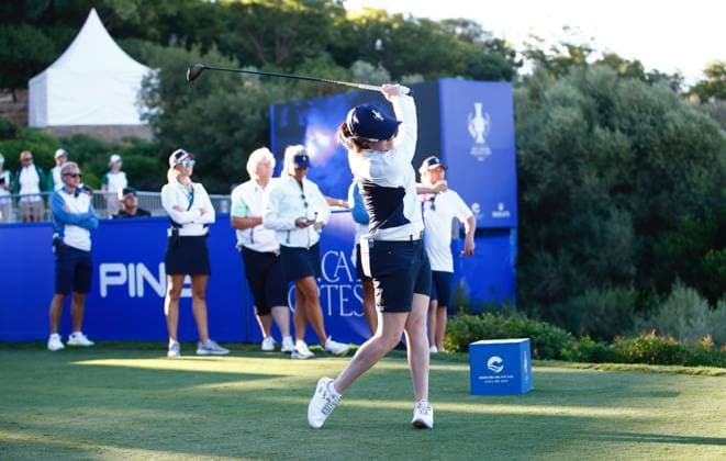 2023 Solheim Cup, Finca Cortesin, Andalucia, Spain 21 9 2023 Ireland™s Leona Maguire Leona Maguire 21 9 2023  Copyright: x INPHO MartinxSirasxLimax _MS08049