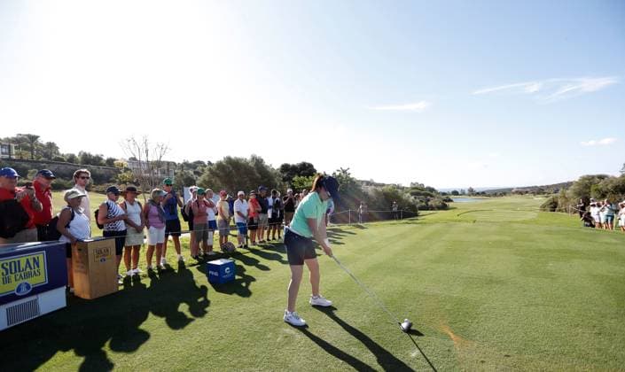 2023 Solheim Cup, Finca Cortesin, Andalucia, Spain 21 9 2023 Ireland™s Leona Maguire Leona Maguire 21 9 2023  Copyright: x INPHO MartinxSirasxLimax _MSL3507