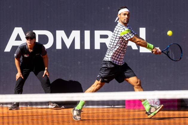 TENNIS - ATP, Tennis Herren Layjet Open BAD WALTERSDORF,AUSTRIA,21.SEP.23 - TENNIS - ATP Challenger Tour, Layjet Open. Image shows Fabio Fognini (ITA).  GEPAxpictures xMaticxKlansek