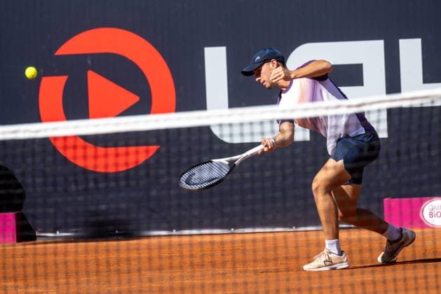 TENNIS - ATP, Tennis Herren Layjet Open BAD WALTERSDORF,AUSTRIA,21.SEP.23 - TENNIS - ATP Challenger Tour, Layjet Open. Image shows Filip Misolic (AUT).  GEPAxpictures xMaticxKlansek