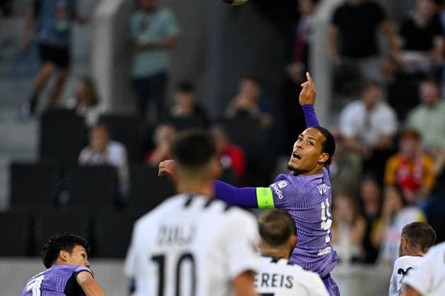 SOCCER - UEFA EL, LASK vs Liverpool LINZ,AUSTRIA,21.SEP.23 - SOCCER - UEFA Europa League, group stage, Linzer ASK vs Liverpool FC. Image shows Virgil van Dijk (Liverpool).  GEPAxpictures xDanielxSchoenherr
