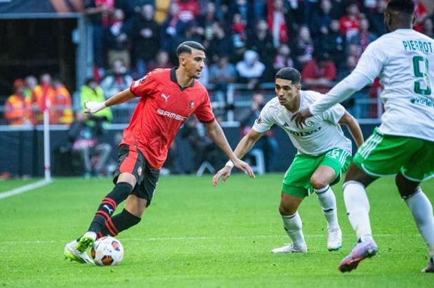 Ibrahim Salah (Stade Rennais) FOOTBALL : Stade Rennais x Maccabi Haifa - Ligue Europa - JournÃ e 1 - 21 09 2022 BaptisteAutissier Panoramic 