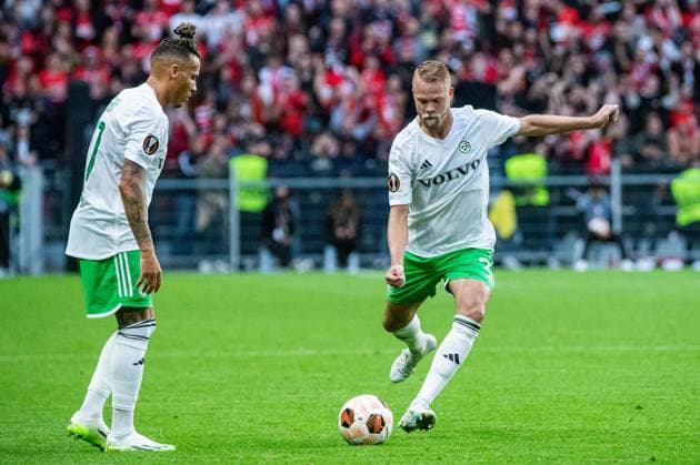 Daniel Sundgren (Maccabi Haifa) FOOTBALL : Stade Rennais x Maccabi Haifa - Ligue Europa - JournÃ e 1 - 21 09 2022 BaptisteAutissier Panoramic 