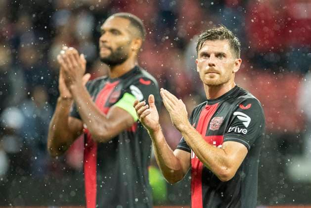 UEFA Europa League, Bayer Leverkusen - BK Haecken, 21.09.2023 Jonas HOFMANN (Bayer 04 Leverkusen, 7) applaudiert den Fans, UEFA Europa League, Bayer 04 Leverkusen - BK Haecken, 1. Gruppenspiel, am 21.09.2023, BayArena, Leverkusen DFL regulations prohibit any use of photographs as image sequences and or quasi-video Copyright: xBEAUTIFULxSPORTS Meuselx