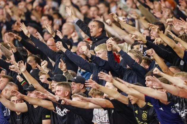 AMSTERDAM, 21-09-2023 JohanCruyff Arena, Europa League Football season 2023 2024 Match between Ajax and Olympique Marseille. fans of Ajax Ajax - Olympique Marseille  x22441711x Copyright: