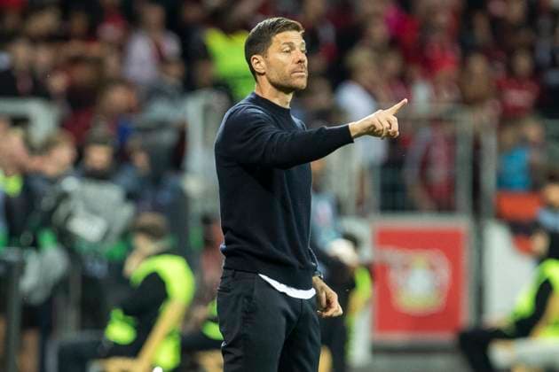 UEFA Europa League, Bayer Leverkusen - BK Haecken, 21.09.2023 Xabi ALONSO (Bayer 04 Leverkusen, Cheftrainer), UEFA Europa League, Bayer 04 Leverkusen - BK Haecken, 1. Gruppenspiel, am 21.09.2023, BayArena, Leverkusen DFL regulations prohibit any use of photographs as image sequences and or quasi-video Copyright: xBEAUTIFULxSPORTS Meuselx