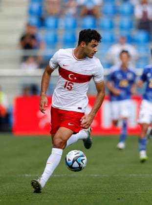 Ozan Kabak (TUR), September 12, 2023 - Football Soccer : KIRIN Challenge Cup 2023 soccer match between Japan 4-2 Turkey at the Cegeka Arena in Genk, Belgium. Noxthirdxpartyxsales  (230001278)