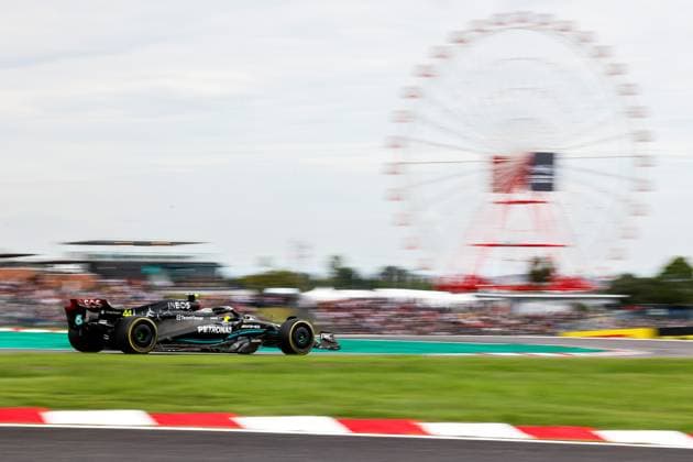 44 Lewis Hamilton (GBR, Mercedes-AMG Petronas F1 Team), F1 Grand Prix of Japan at Suzuka International Racing Course on September 22, 2023 in Suzuka, Japan. (Photo by HOCH ZWEI) Suzuka Japan