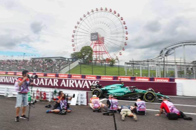 14 Fernando Alonso (ESP, Aston Martin Aramco Cognizant F1 Team), F1 Grand Prix of Japan at Suzuka International Racing Course on September 22, 2023 in Suzuka, Japan. (Photo by HOCH ZWEI) Suzuka Japan