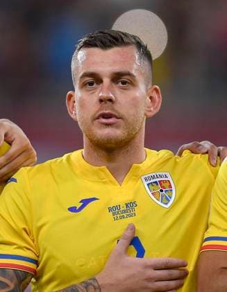 Romania v Kosovo: Group I - UEFA EURO, EM, Europameisterschaft,Fussball 2024 European Qualifiers Alexandru Cicaldau of Romania in action during the UEFA EURO 2024 European qualifier match between Romania and Kosovo at National Arena in Bucharest, Romania, on September 12, 2023 Bucharest Romania  Copyright: xAlexxNicodimx originalFilename:nicodim-romaniav230912_npruF.jpg