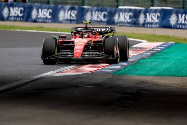 55 Carlos Sainz (ESP, Scuderia Ferrari), F1 Grand Prix of Japan at Suzuka International Racing Course on September 22, 2023 in Suzuka, Japan. (Photo by HOCH ZWEI) Suzuka Japan