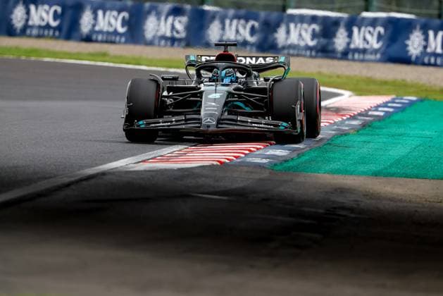 63 George Russell (GBR, Mercedes-AMG Petronas F1 Team), F1 Grand Prix of Japan at Suzuka International Racing Course on September 22, 2023 in Suzuka, Japan. (Photo by HOCH ZWEI) Suzuka Japan