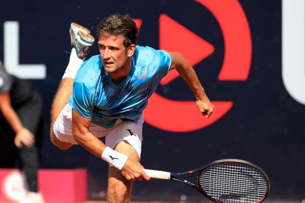 TENNIS - ATP, Tennis Herren Layjet Open BAD WALTERSDORF,AUSTRIA,22.SEP.23 - TENNIS - ATP Challenger Tour, Layjet Open. Image shows Vit Kopriva (CZE).  GEPAxpictures xMarioxBuehner-Weinrauch