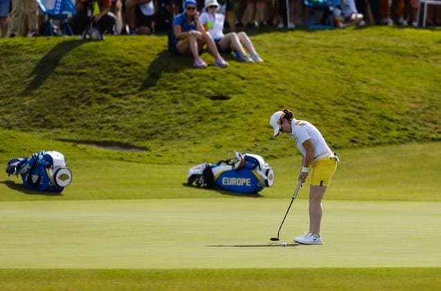 2023 Solheim Cup, Finca Cortesin, Andalucia, Spain 22 9 2023 Ireland™s Leona Maguire Leona Maguire 22 9 2023  Copyright: x INPHO MartinxSirasxLimax _MSL5190