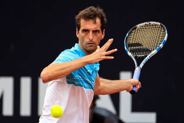 TENNIS - ATP, Tennis Herren Layjet Open BAD WALTERSDORF,AUSTRIA,22.SEP.23 - TENNIS - ATP Challenger Tour, Layjet Open. Image shows Albert Ramos Vinolas (ESP).  GEPAxpictures xMarioxBuehner-Weinrauch