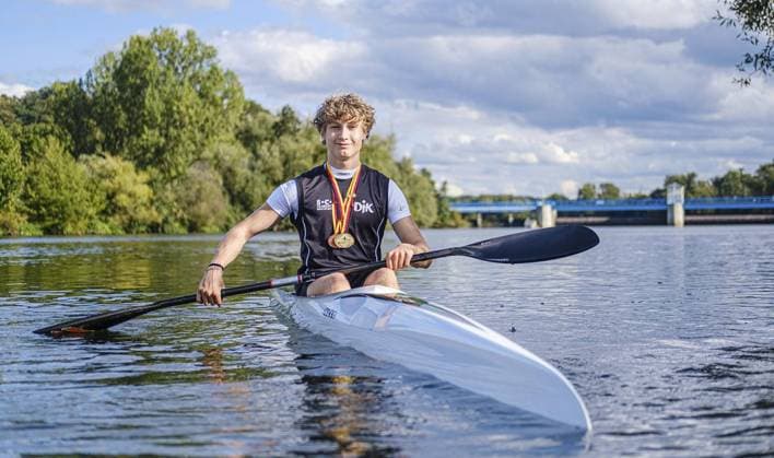 Sport Themen der Woche KW38 Sport Bilder des Tages RECORD DATE NOT STATED Miguel Heckhoff in Mülheim *** NUR FÜR REDAKTIONELLE ZWECKE *** EDITORIAL USE ONLY ***<p>Miguel Heckhoff vom DJK Ruhrwacht vor, er ist Deutscher Meister im Kanurennsport am Freitag, 22. September 2023 in Mülheim.¨ Deutschland NRW Mülheim Copyright: ChristophxWojtyczka *** Miguel Heckhoff in Mülheim FOR EDITORIAL PURPOSES ONLY EDITORIAL USE ONLY p Miguel Heckhoff of DJK Ruhrwacht before, he is German champion in canoe racing on Friday, September 22, 2023 in Mülheim ¨ Germany NRW Mülheim Copyright ChristophxWojtyczka Copyright: ChristophxWojtyczka doc7s2p3lfbt21th01fp45 ,EDITORIAL USE ONLY