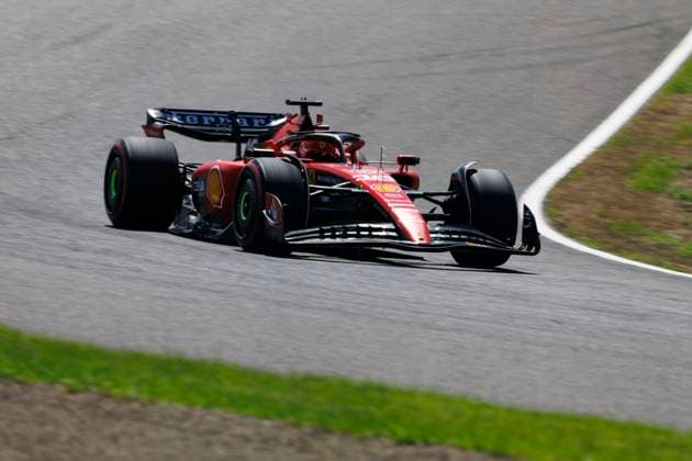 23rd September 2023; Suzuka Circuit, Suzuka, Japan; 2023 Formula 1 Lenovo Japanese Grand Prix; Qualifying Day; Number 16 Scuderia Ferrari driver Charles Leclerc during practice 3 at the Japanese Formula 1  ActionPlus12556174 StephenxBlackberry