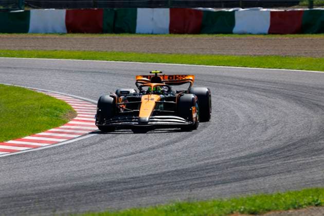 23rd September 2023; Suzuka Circuit, Suzuka, Japan; 2023 Formula 1 Lenovo Japanese Grand Prix; Qualifying Day; Number 4 McLaren driver Lando Norris during practice 3 at the Japanese Formula 1  ActionPlus12556175 StephenxBlackberry
