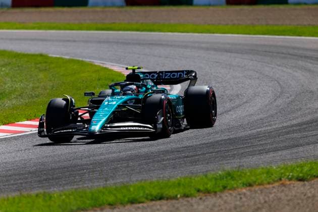 23rd September 2023; Suzuka Circuit, Suzuka, Japan; 2023 Formula 1 Lenovo Japanese Grand Prix; Qualifying Day; Number 14 Aston Martin driver Fernando Alonso during practice 3 at the Japanese Formula 1  ActionPlus12556181 StephenxBlackberry