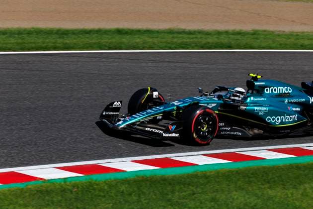 23rd September 2023; Suzuka Circuit, Suzuka, Japan; 2023 Formula 1 Lenovo Japanese Grand Prix; Qualifying Day; Number 14 Aston Martin driver Fernando Alonso during practice 3 at the Japanese Formula 1  ActionPlus12556214 StephenxBlackberry