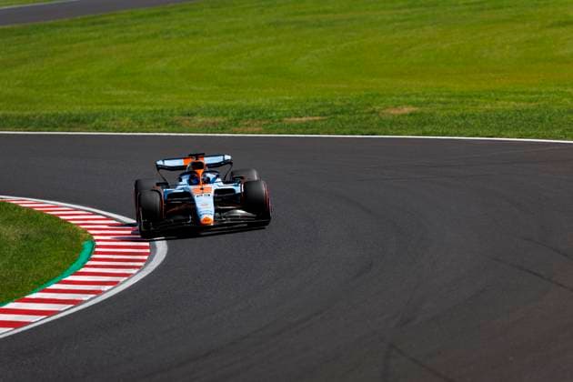 23rd September 2023; Suzuka Circuit, Suzuka, Japan; 2023 Formula 1 Lenovo Japanese Grand Prix; Qualifying Day; Number 23 Williams driver Alex Albon during practice 3 at the Japanese Formula 1  ActionPlus12556221 StephenxBlackberry