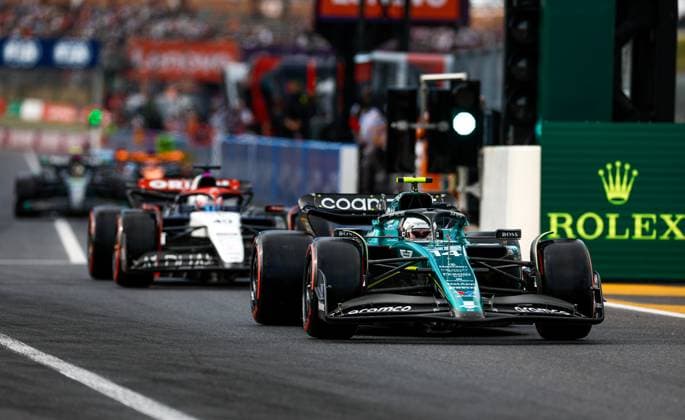 14 Fernando Alonso (ESP, Aston Martin Aramco Cognizant F1 Team), F1 Grand Prix of Japan at Suzuka International Racing Course on September 23, 2023 in Suzuka, Japan. (Photo by HOCH ZWEI) Suzuka Japan