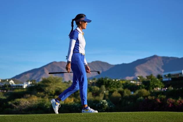 September 23, 2023, MALAGA, MALAGA, SPAIN: Celine Boutier of Europa Team looks on during the Solheim Cup 2023 in Finca Cortesin at Estepona on September 23, 2023 in Malaga, Spain. MALAGA SPAIN - ZUMAa181 20230923_zaa_a181_004 Copyright: xJoaquinxCorcherox
