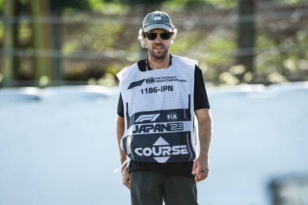 Sebastian Vettel (DEU), F1 Grand Prix of Japan at Suzuka International Racing Course on September 23, 2023 in Suzuka, Japan. (Photo by HOCH ZWEI) Suzuka Japan