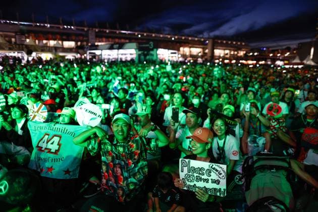 Fans, F1 Grand Prix of Japan at Suzuka International Racing Course on September 23, 2023 in Suzuka, Japan. (Photo by HOCH ZWEI) Suzuka Japan