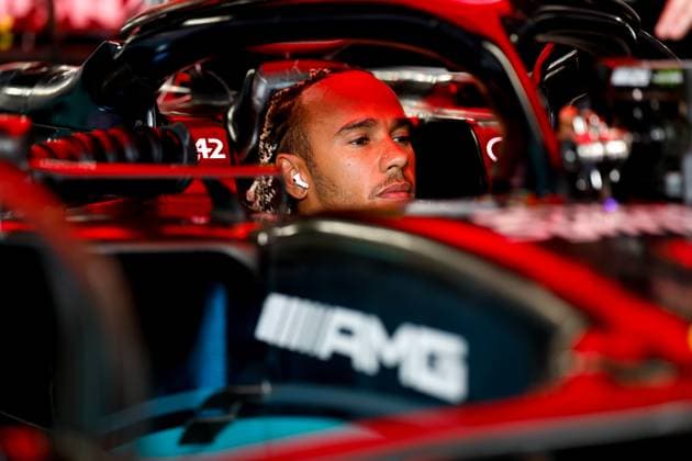HAMILTON Lewis (gbr), Mercedes AMG F1 Team W14, portrait during the 2023 Formula 1 Lenovo Japanese Grand Prix, 16th round of the 2023 Formula One World Championship, WM, Weltmeisterschaft from September 22 to 24, 2023 on the Suzuka International Racing Course, in Suzuka - F1 - JAPANESE GRAND PRIX 2023 DPPI Panoramic  00123036_F12023GP17JAP_JK178039