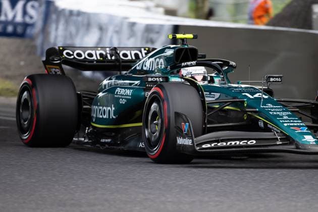 September 23, 2023, Suzuka, Mie Prefecture, Japan: FERNANDO ALONSO (SPA) of Aston Martin 14 during Qualifying of the 2023 Formula 1 Japanese Grand Prix. Verstappen qualified pole position. Suzuka Japan - ZUMAb177 20230923_aap_b177_117 Copyright: xTaidghxBarronx