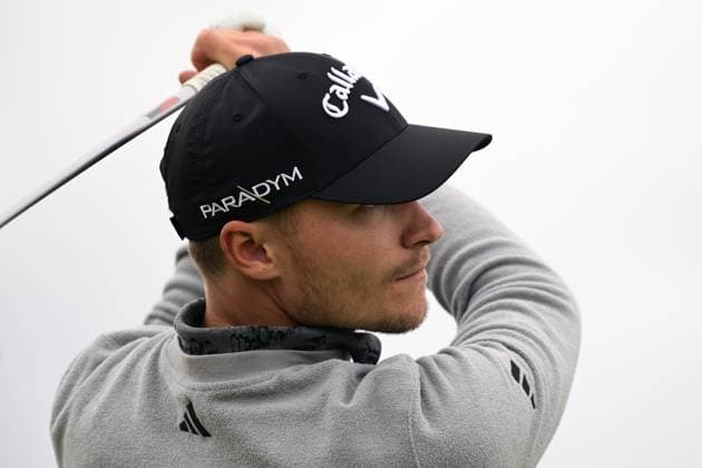 Golf, Cazoo Open de France in Saint-Quentin-en-Yvelines Rasmus Hojgaard ( DEN ) - GOLF : Cazoo Open de France - St Quentin en Yvelines - 23 09 2023 FedericoPestellini Panoramic 