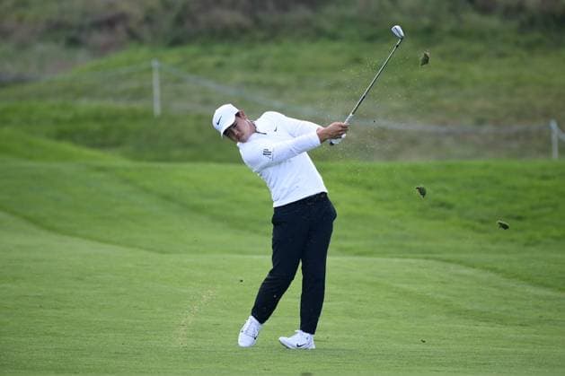 Golf, Cazoo Open de France in Saint-Quentin-en-Yvelines Tom Kim ( SKO ) GOLF : Cazoo Open de France - St Quentin en Yvelines - 23 09 2023 FedericoPestellini Panoramic 