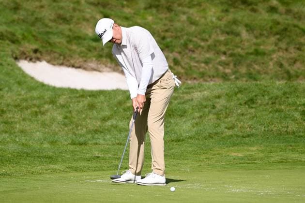 Golf, Cazoo Open de France in Saint-Quentin-en-Yvelines Yannick Paul ( GER ) - GOLF : Cazoo Open de France - St Quentin en Yvelines - 23 09 2023 FedericoPestellini Panoramic 