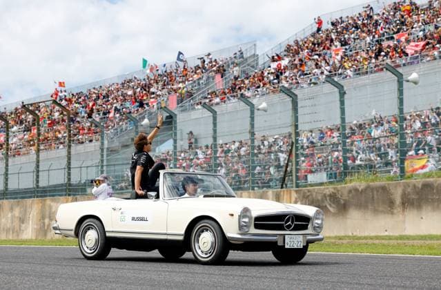 63 George Russell (GBR, Mercedes-AMG Petronas F1 Team), F1 Grand Prix of Japan at Suzuka International Racing Course on September 24, 2023 in Suzuka, Japan. (Photo by HOCH ZWEI) Suzuka Japan