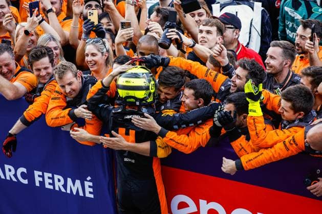 4 Lando Norris (GBR, McLaren F1 Team), F1 Grand Prix of Japan at Suzuka International Racing Course on September 24, 2023 in Suzuka, Japan. (Photo by HOCH ZWEI) Suzuka Japan