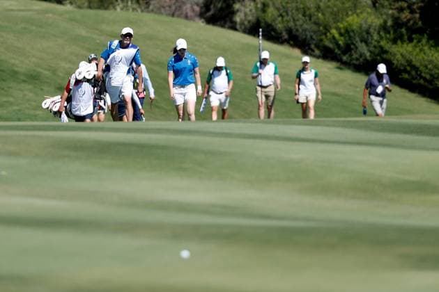 2023 Solheim Cup, Finca Cortesin, Andalucia, Spain 24 9 2023 Leona Maguire Leona Maguire 24 9 2023  Copyright: x INPHO MartinxSirasxLimax _MSL8152